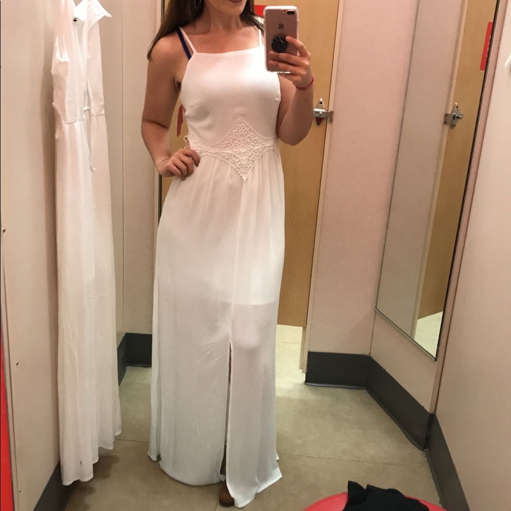 White summer dress